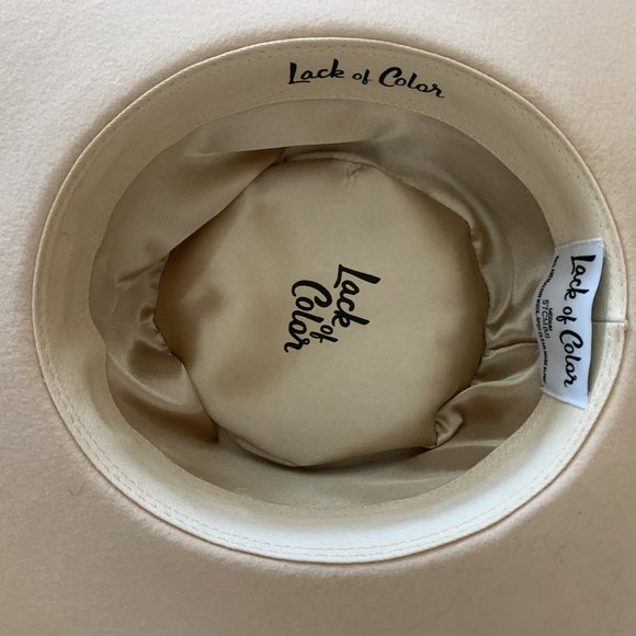 LACK OF COLOR Juno Boater hat Australian wool size M LN - Picture 4 of 5